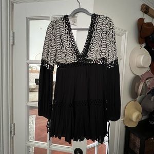 Free People embroidered dress